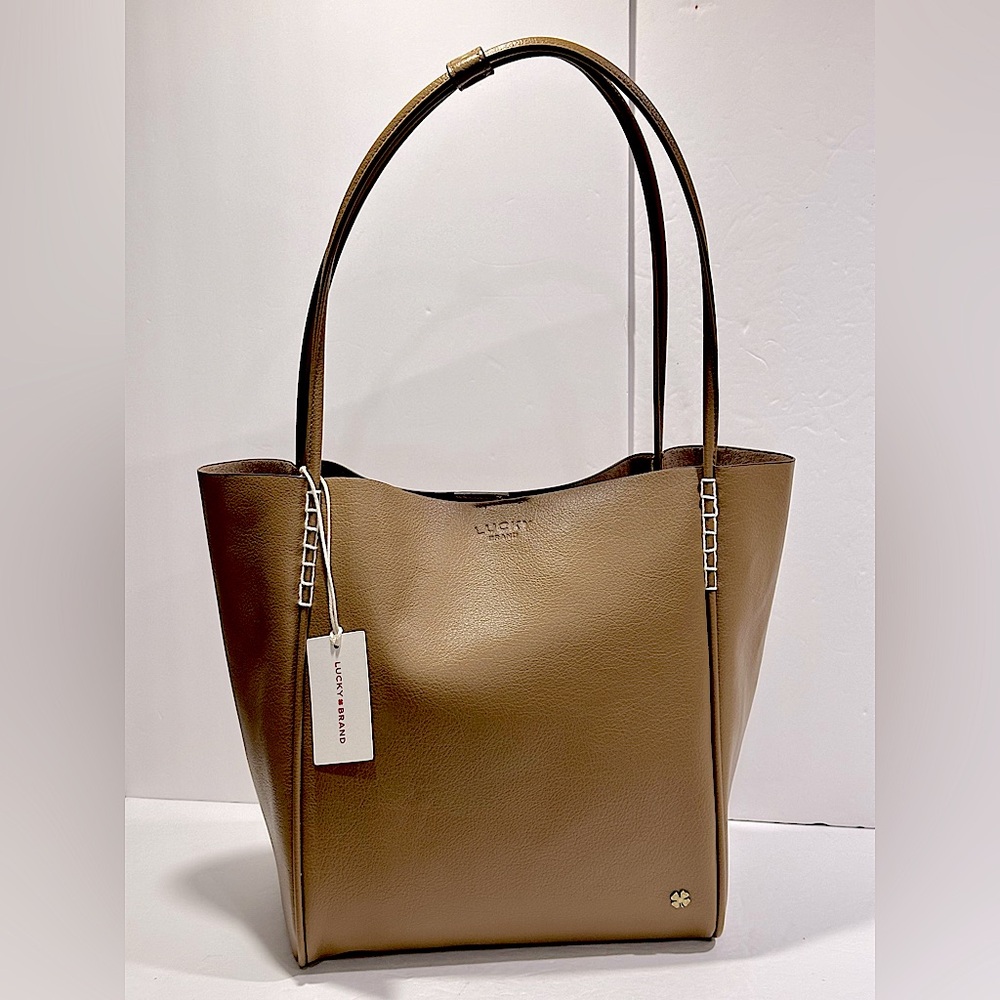 Lucky Brand Brown Leather Tote Bag
